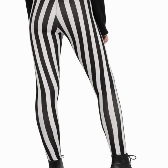 Blackmilk Pants - BLACKMILK - RINGLEADER MONO SUPERSHINE LEGGINGS BM - LIMITED EDITION